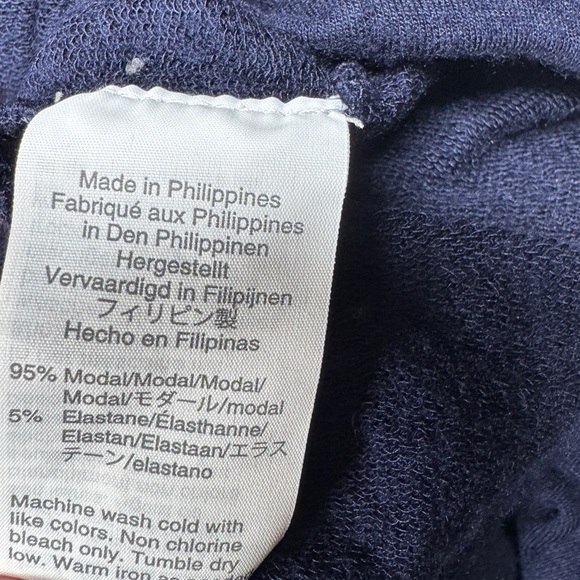 Crewcuts J.Crew Girls Supersoft Half Zip Hoodie Navy Blue Purple Pullover 6/7 - Picture 16 of 16